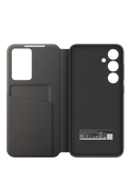 Samsung S24 FE Smart View Wallet Case Black, imported from the UK