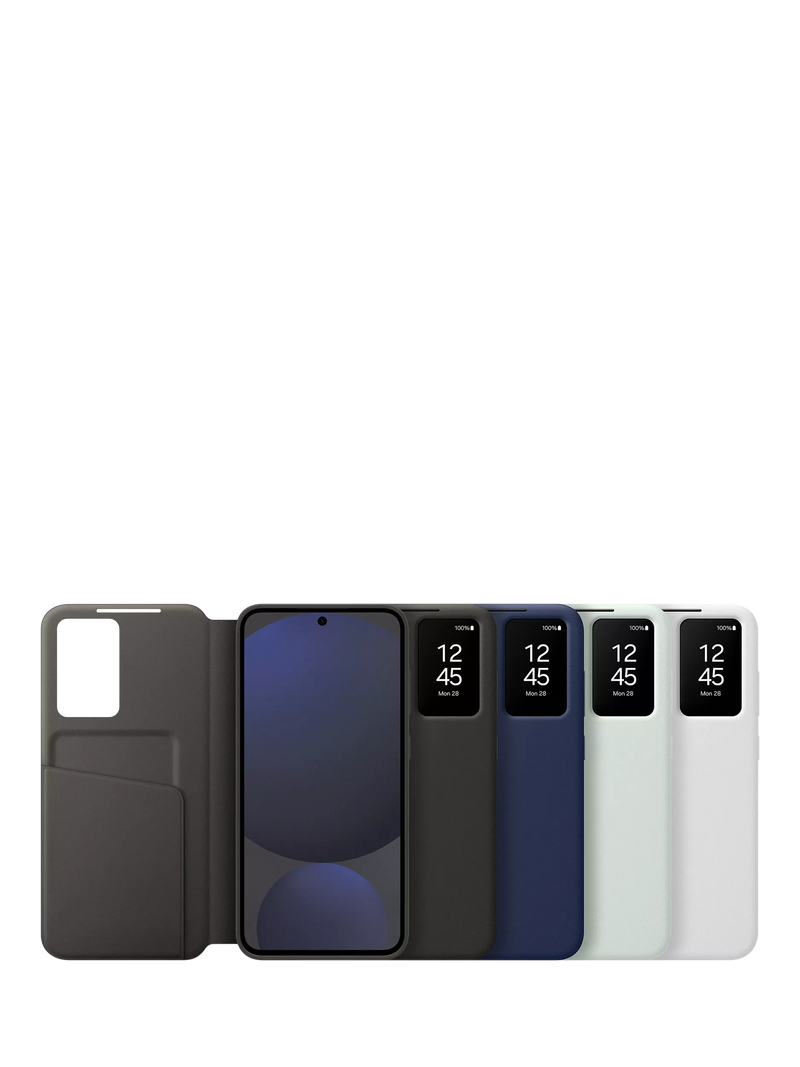 Samsung S24 FE Smart View Wallet Case Black, imported from the UK