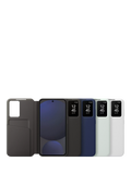 Samsung S24 FE Smart View Wallet Case Black, imported from the UK