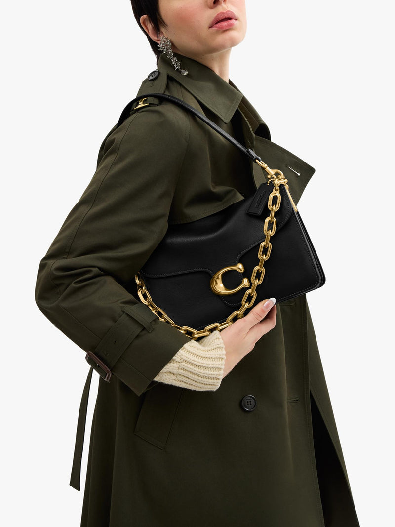 Coach Tabby crossbody bag chunky chain leather (British brand)