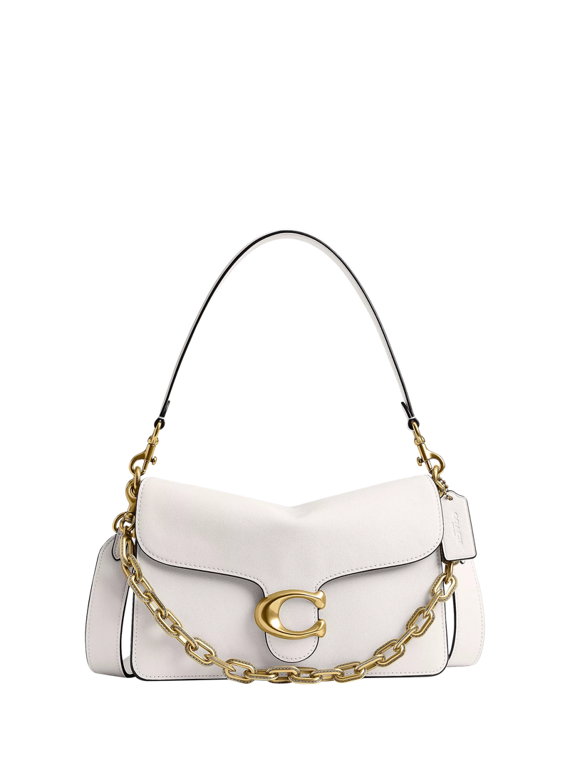 Coach Chain Tabby Leather Crossbody Bag