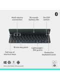 Logitech Keys-to-Go 2 wireless keyboard Graphite - British product
