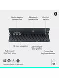 Logitech Keys-to-Go 2 wireless keyboard Graphite - British product