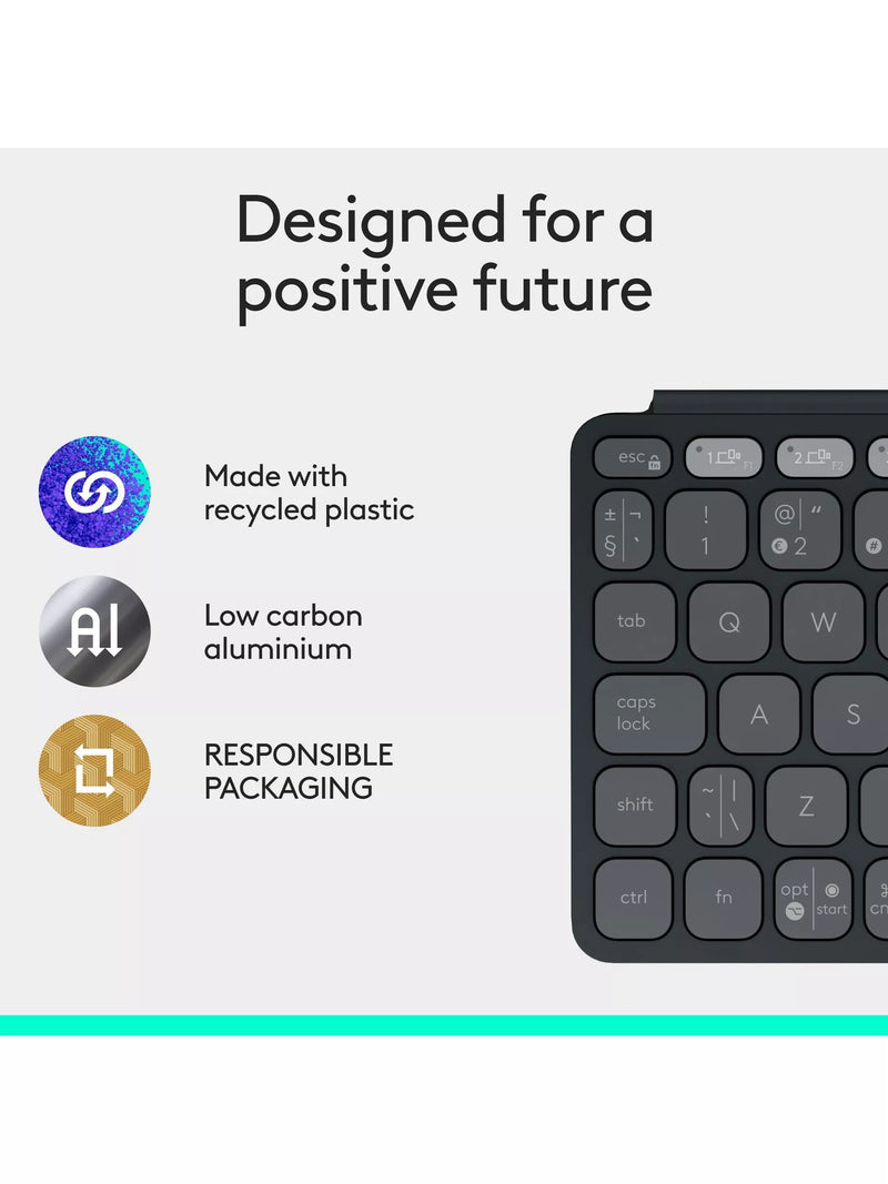 Logitech Keys-to-Go 2 wireless keyboard Graphite - British product