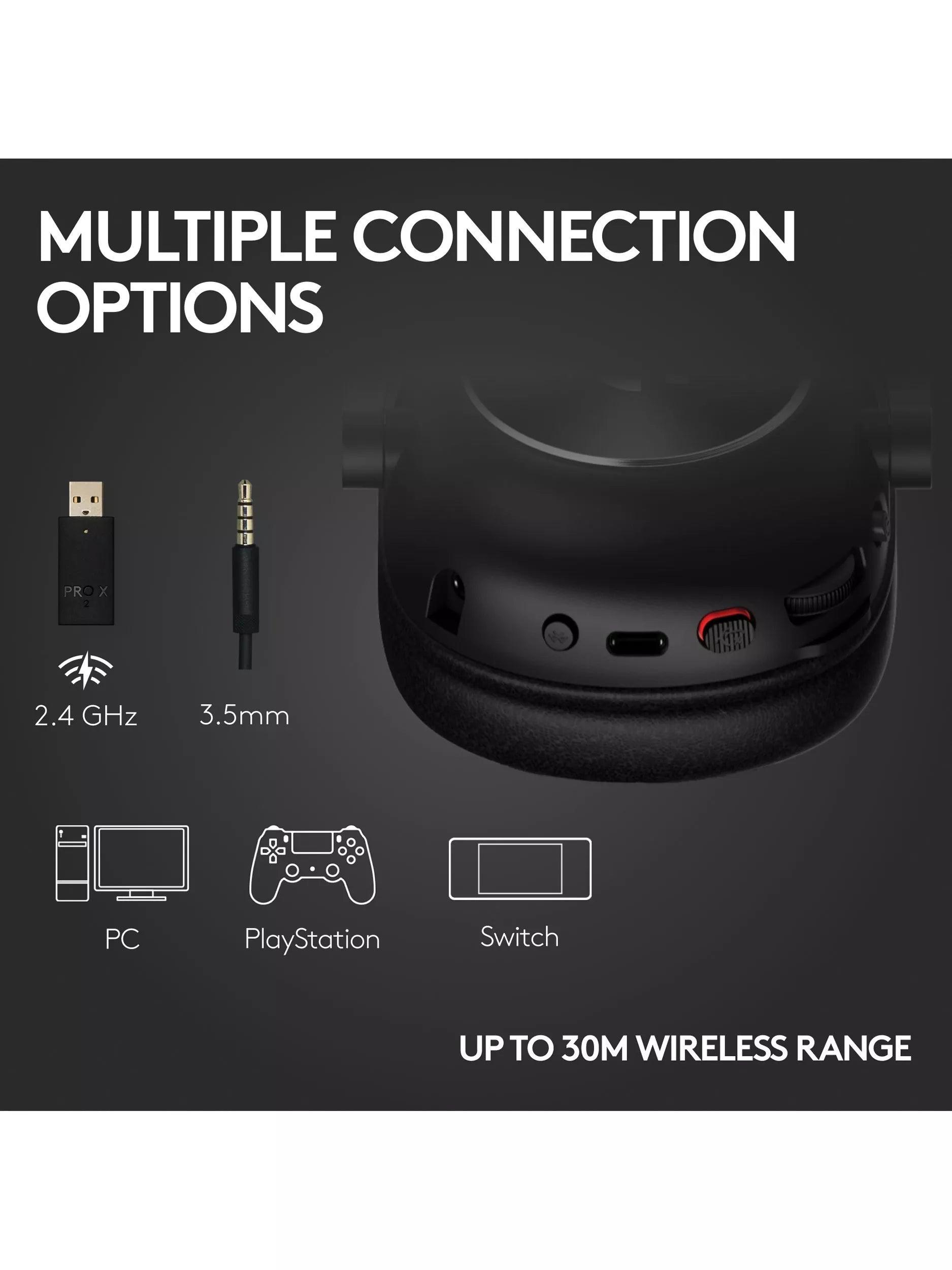 Logitech Pro X 2 Lightspeed wireless gaming headset - British product