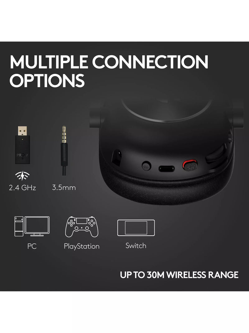 Logitech Pro X 2 Lightspeed wireless gaming headset - British product