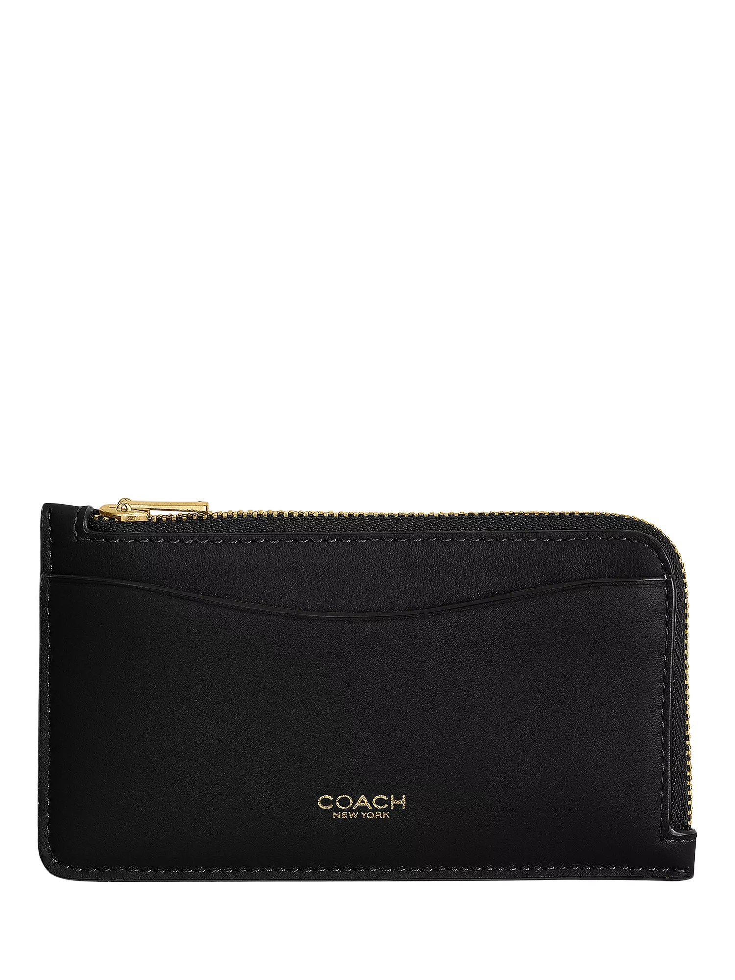 Coach New York Leather Zipped Card Case