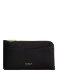 Coach New York Leather Zipped Card Case