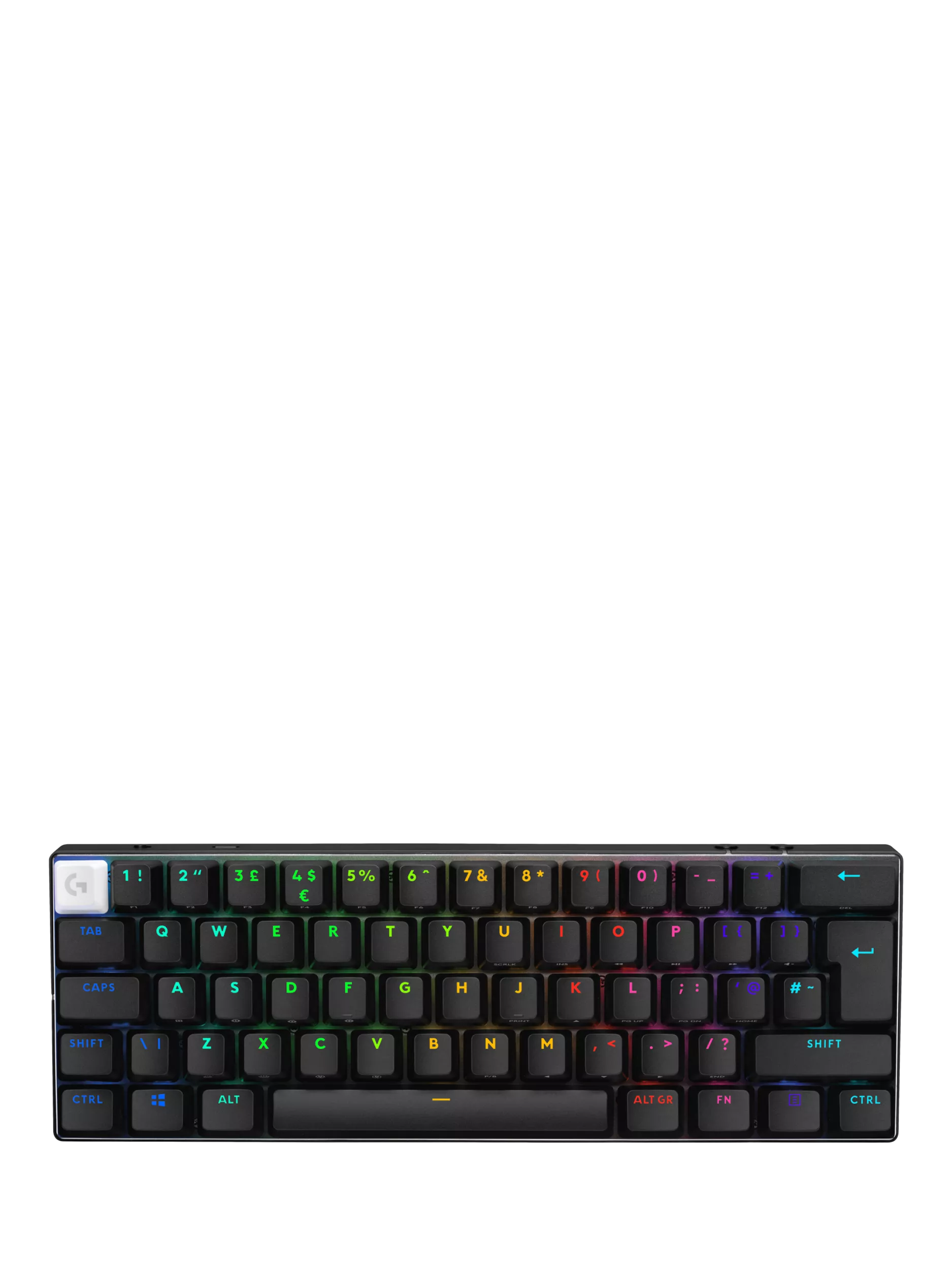 Logitech PRO X 60 Lightspeed wireless gaming keyboard - British product