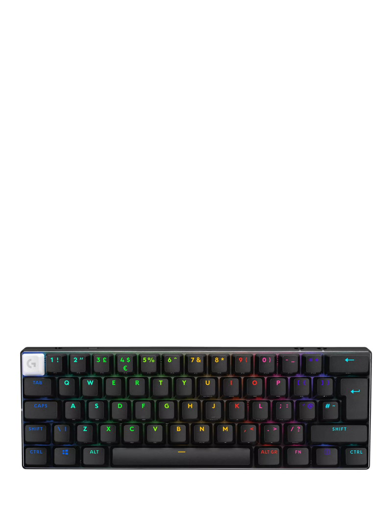 Logitech PRO X 60 Lightspeed wireless gaming keyboard - British product