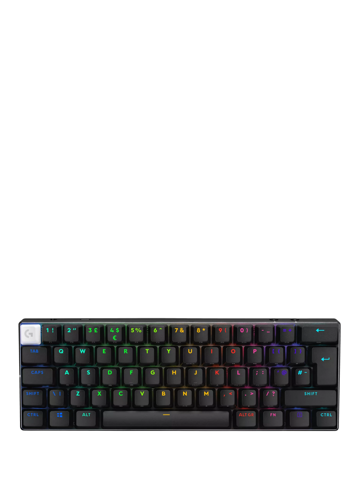Logitech PRO X 60 Lightspeed wireless gaming keyboard - British product