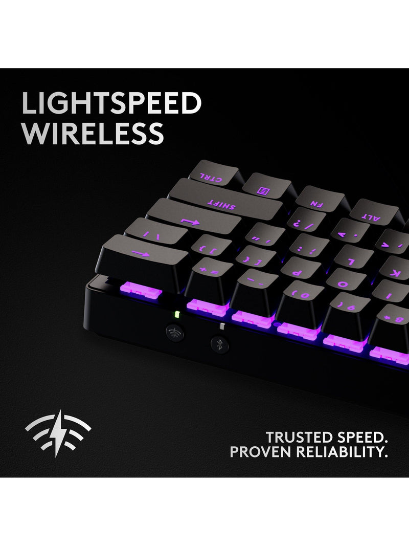 Logitech PRO X 60 Lightspeed wireless gaming keyboard - British product