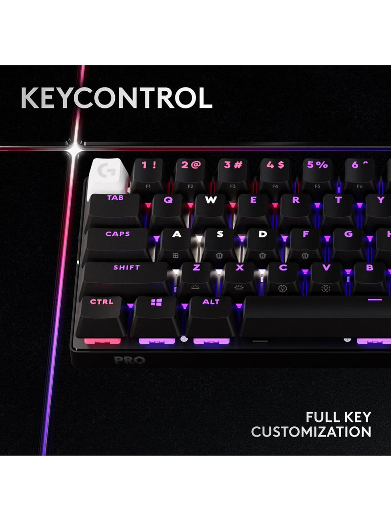 Logitech PRO X 60 Lightspeed wireless gaming keyboard - British product