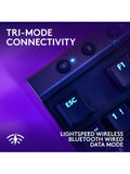 Logitech G515 Lightspeed TKL tenkeyless gaming keyboard in black, UK version