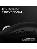 Logitech G PRO X Superlight 2 wireless gaming mouse Black (British brand)