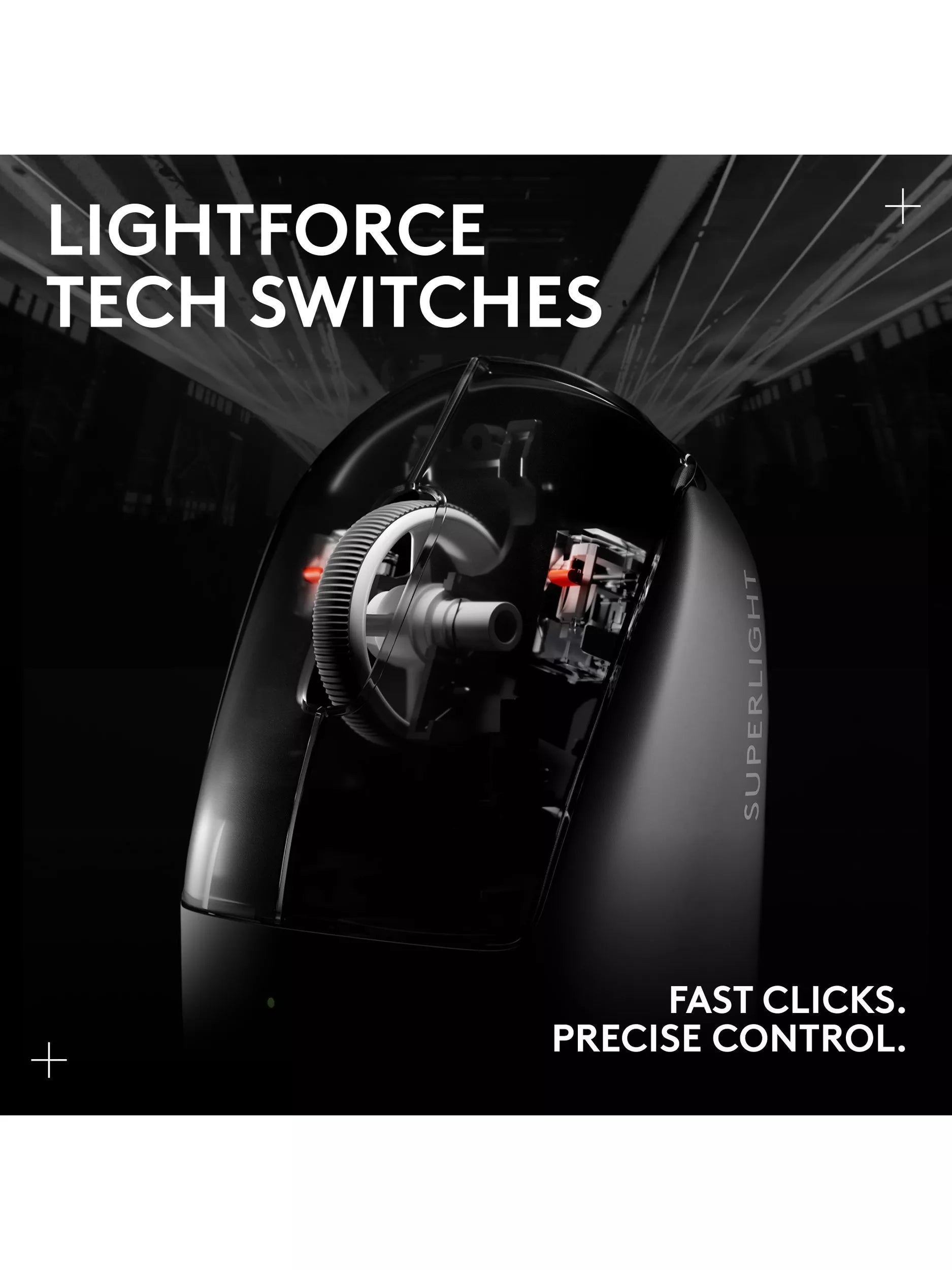 Logitech G PRO X Superlight 2 wireless gaming mouse Black (British brand)