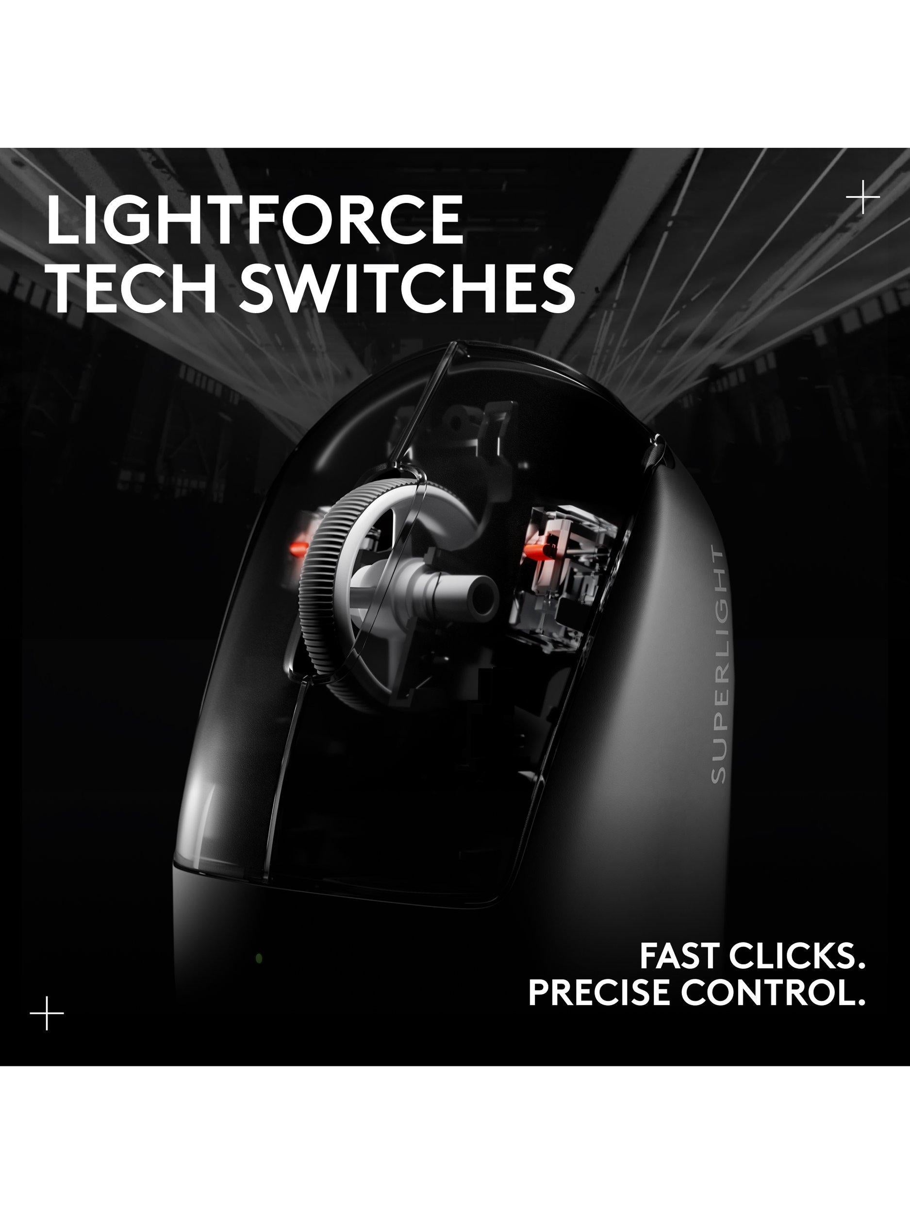 Logitech G PRO X Superlight 2 wireless gaming mouse Black (British brand)