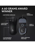 Logitech G PRO X Superlight 2 wireless gaming mouse Black (British brand)