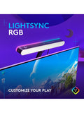 Logitech Litra Beam LX dual-sided RGB streaming key light (British brand)