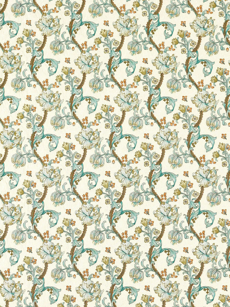 Clarke & Clarke Golden Lily Embroidered Furnishing Fabric