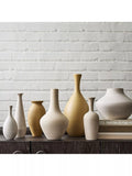 west elm Ceramic Tabletop Vase, H21cm, Neutral