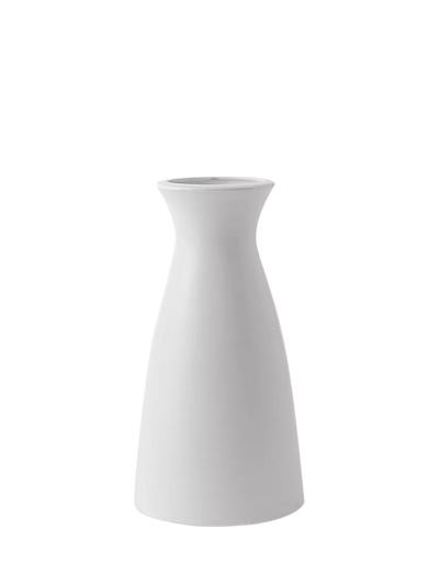 John Lewis west elm Glazed Ceramic Carafe Vase, H30cm, White- Buy online at McGrocer