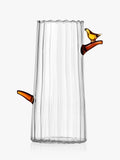 Ichendorf Milano Small Glass Jug with Amber Bird Design 120ml, UK version