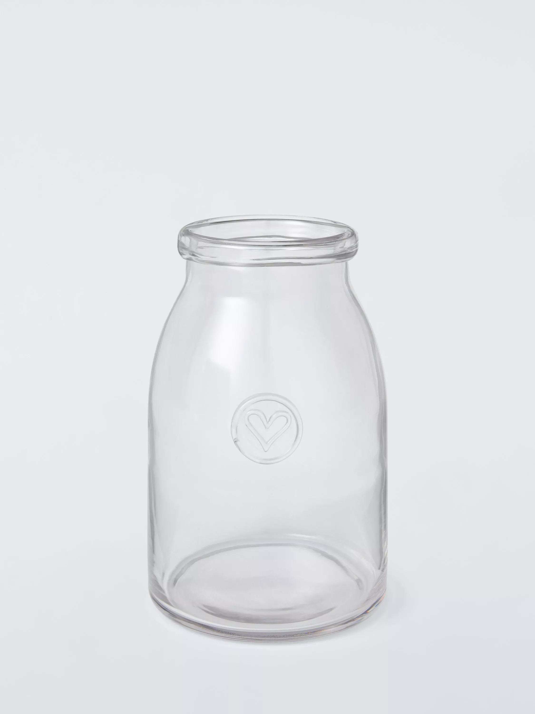 John Lewis Herz Einmachglas Vase, klar - Britisches Produkt