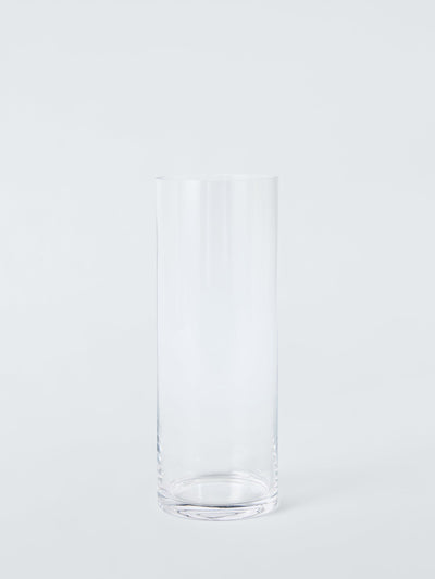 John Lewis Cylinder Clear Glass Vase 27cm Height- Buy online at McGrocer