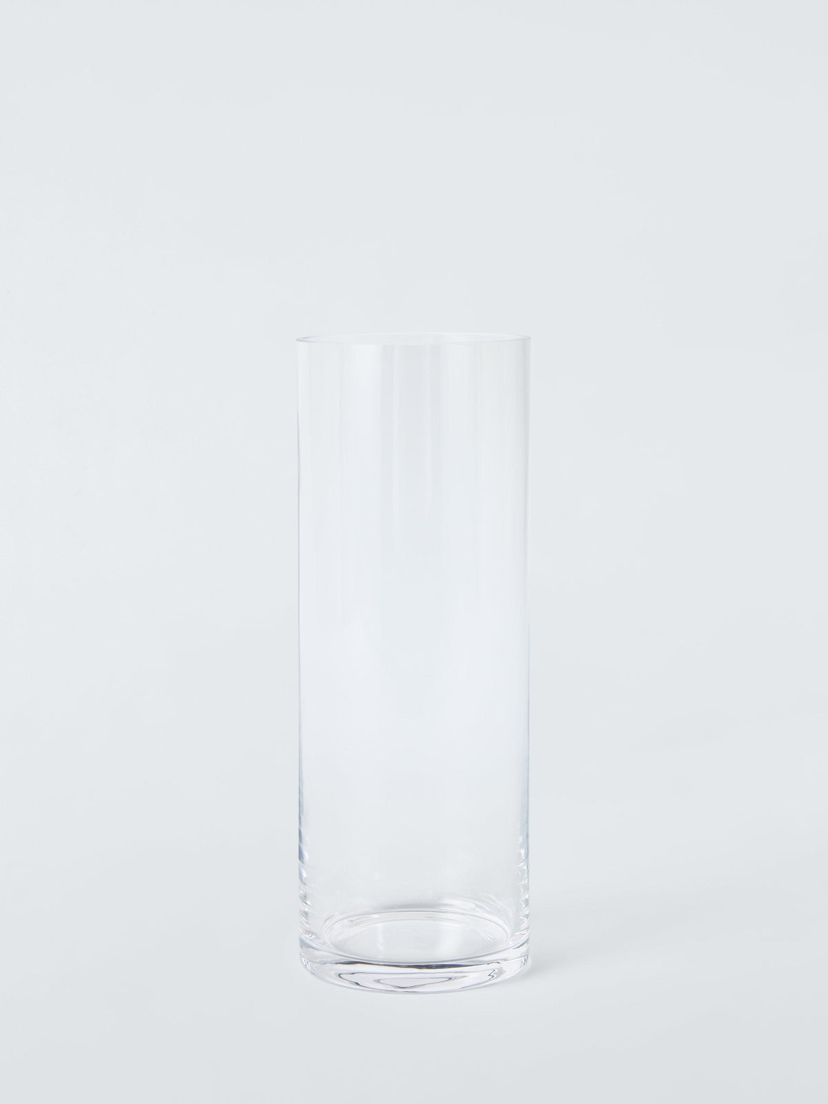 Cylinder Clear Glass Vase 27cm Height