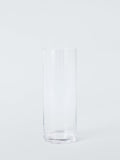 Cylinder Clear Glass Vase 27cm Height