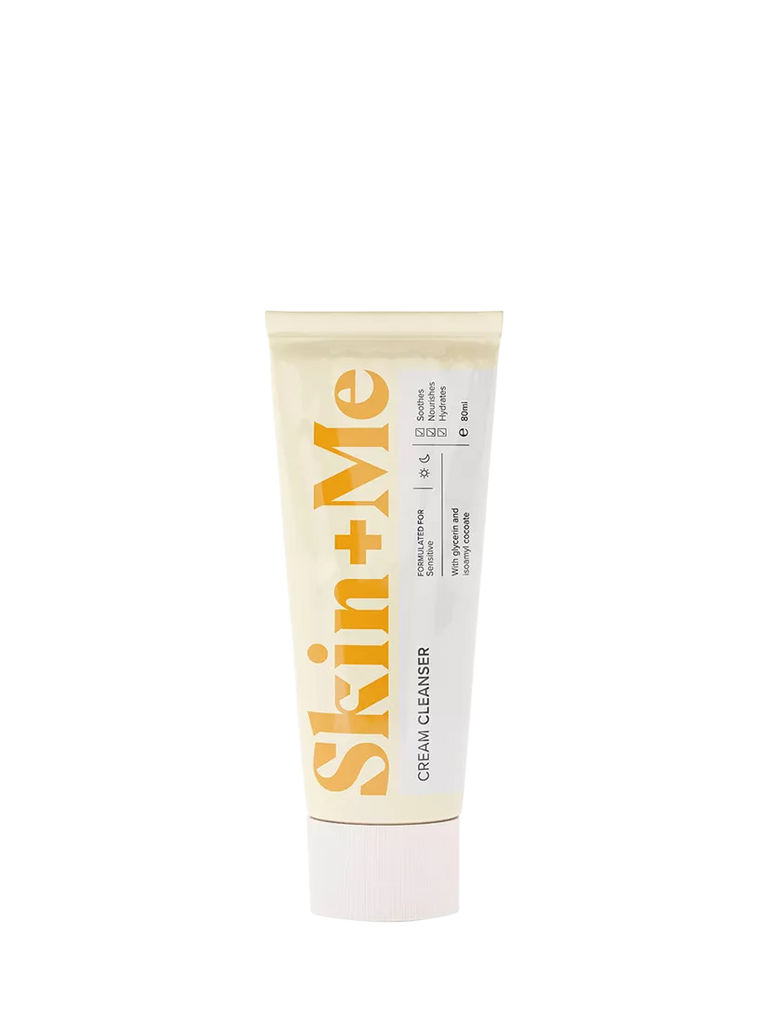 Skin + Me Cream Cleanser for Sensitive Skin with Glycerin and Isoamyl Cocoate, 80ml