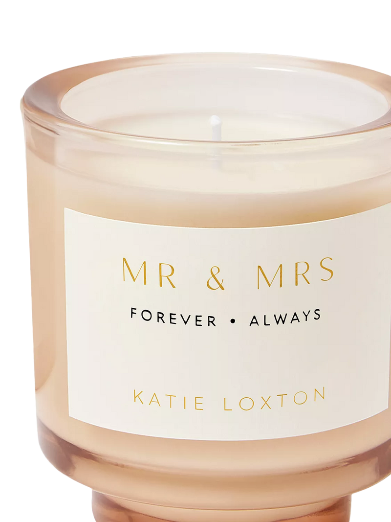 Katie Loxton Mr & Mrs candle - British product