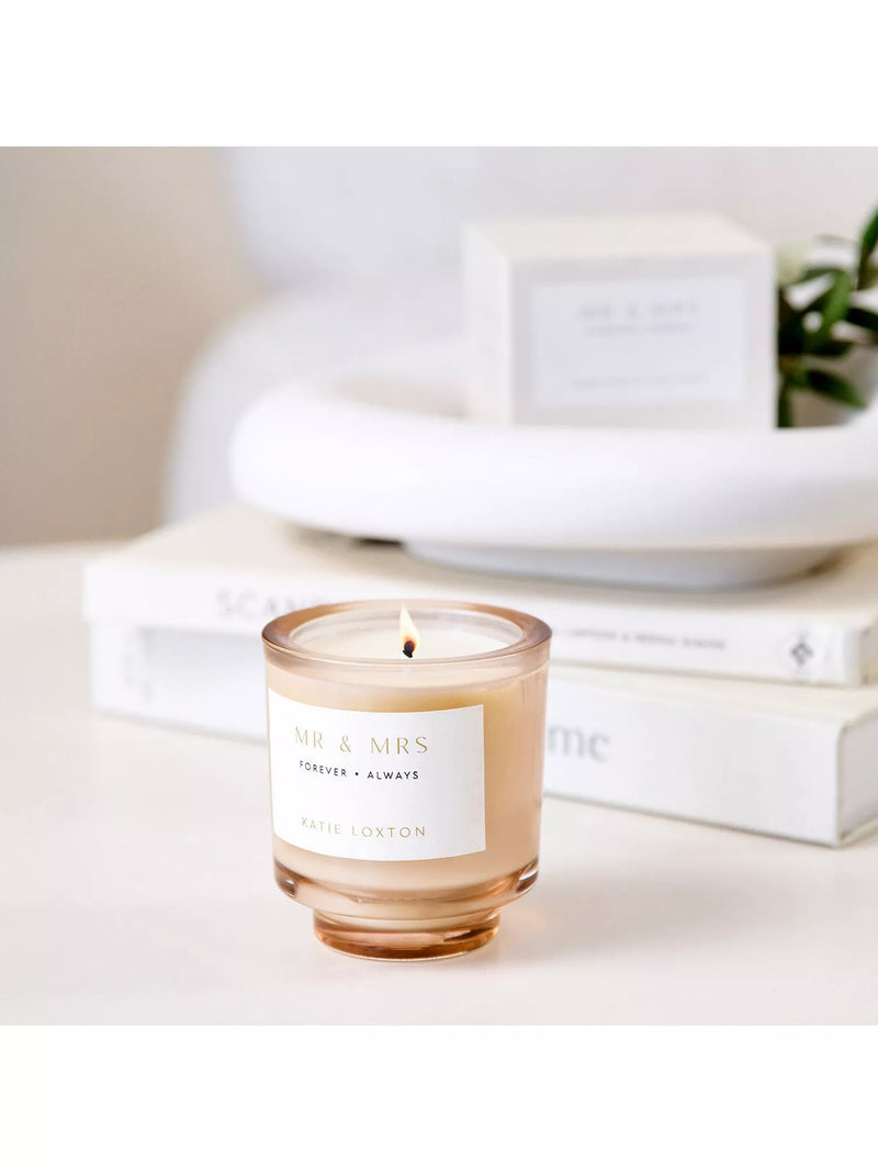 Katie Loxton Mr & Mrs candle - British product