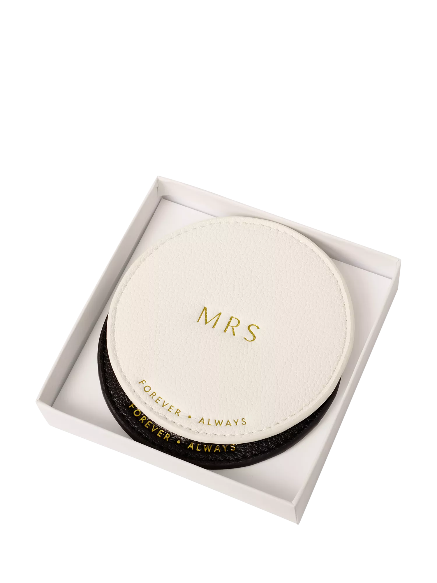 Katie Loxton Mr & Mrs coaster set, imported from the UK