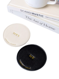 Katie Loxton Mr & Mrs coaster set, imported from the UK