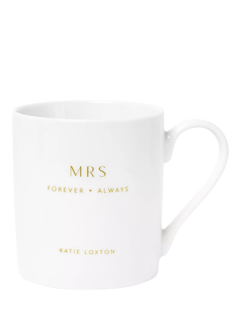 Katie Loxton Mr & Mrs porcelain mug set, UK version