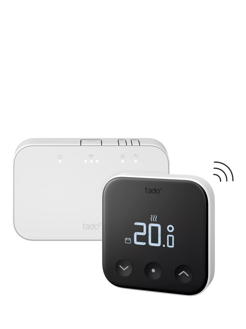 tado Smart Thermostat X wireless white and black (British brand)