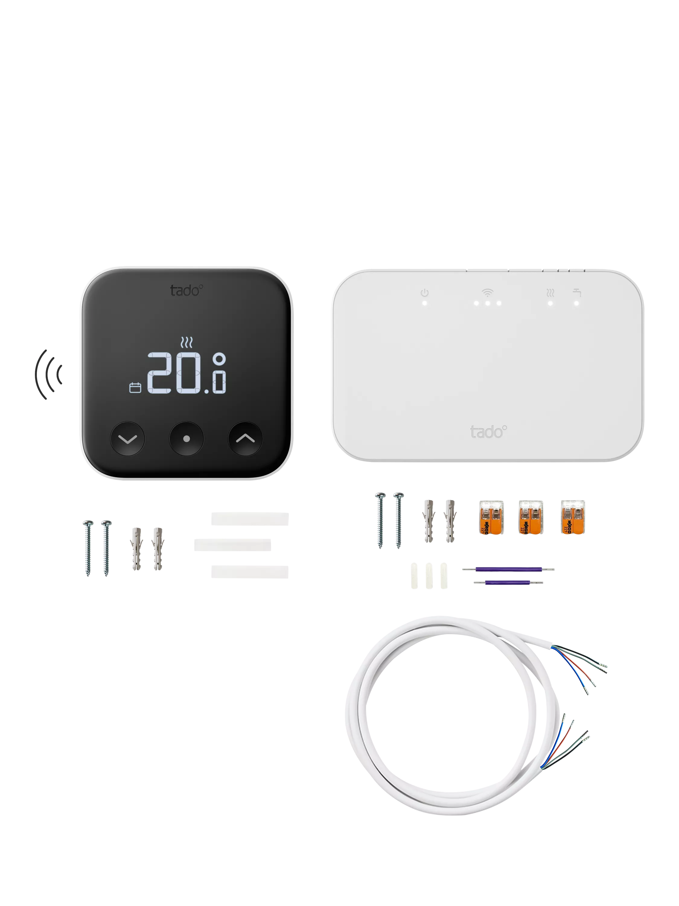 tado Smart Thermostat X wireless white and black (British brand)
