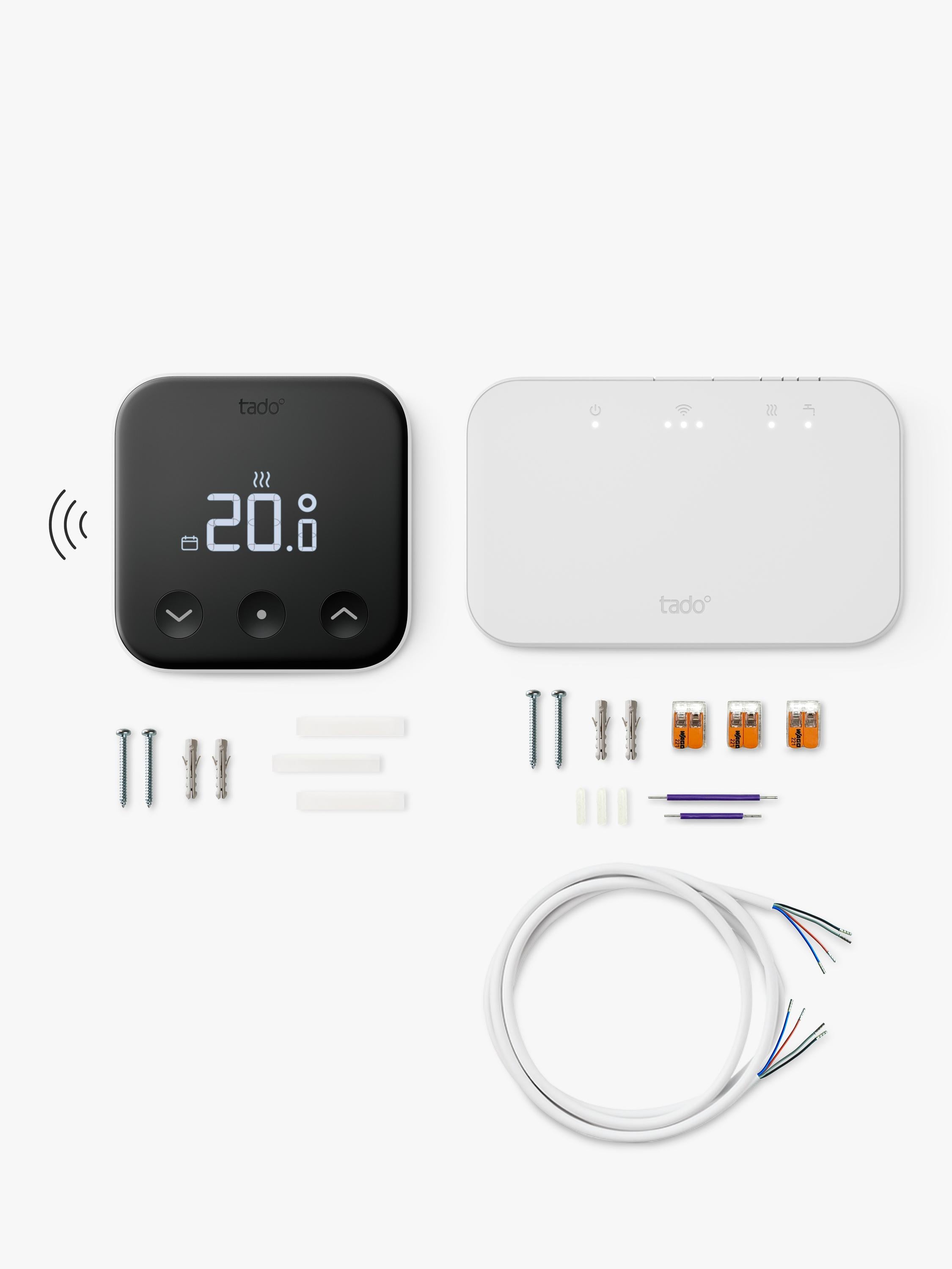 tado Smart Thermostat X wireless white and black (British brand)