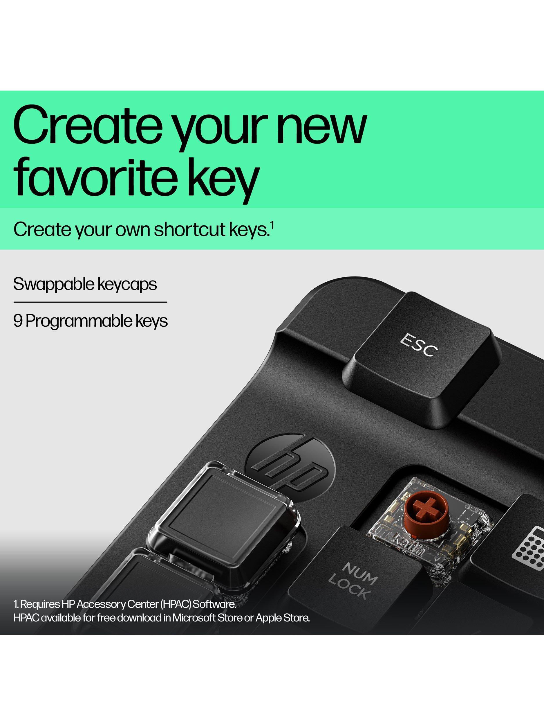 HP 430 Programmable Wireless Keypad black, imported from the UK