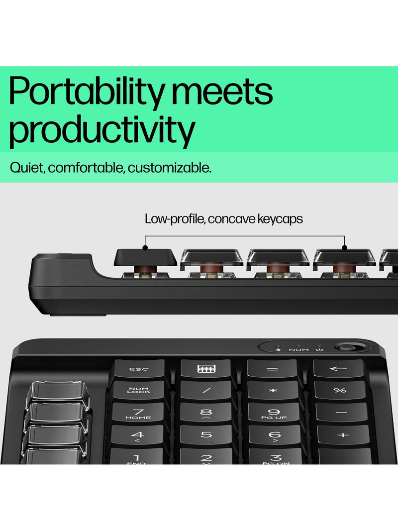 HP 430 Programmable Wireless Keypad black, imported from the UK