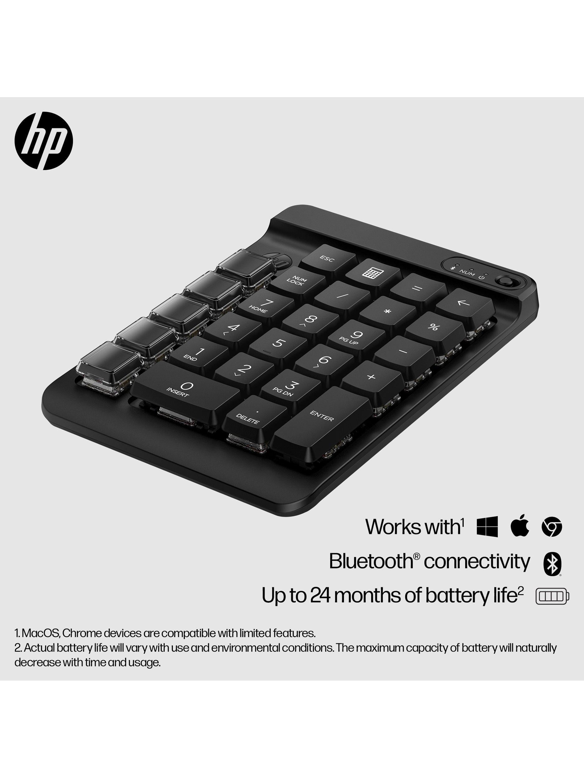HP 430 Programmable Wireless Keypad black, imported from the UK
