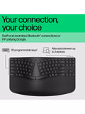 HP 960 ergonomic wireless keyboard full size, imported from the UK