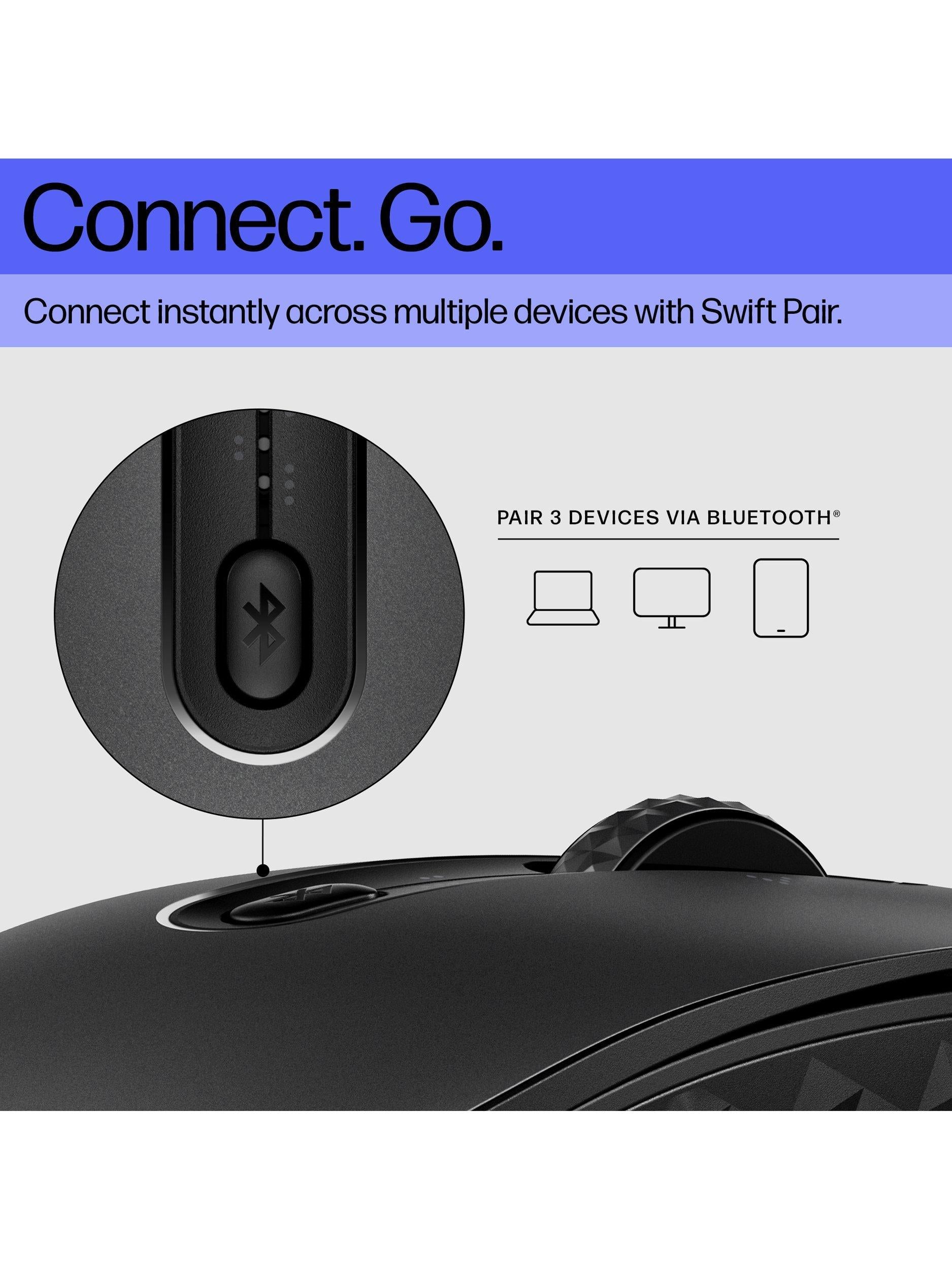 HP 690 rechargeable wireless mouse black, UK version