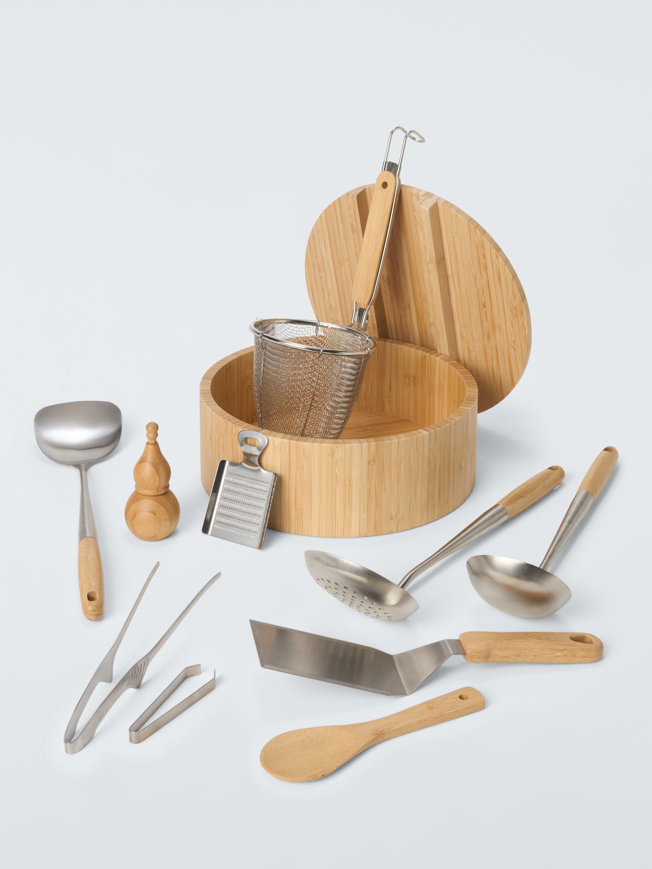 John Lewis bamboo shichimi cruet 11.7cm, UK version