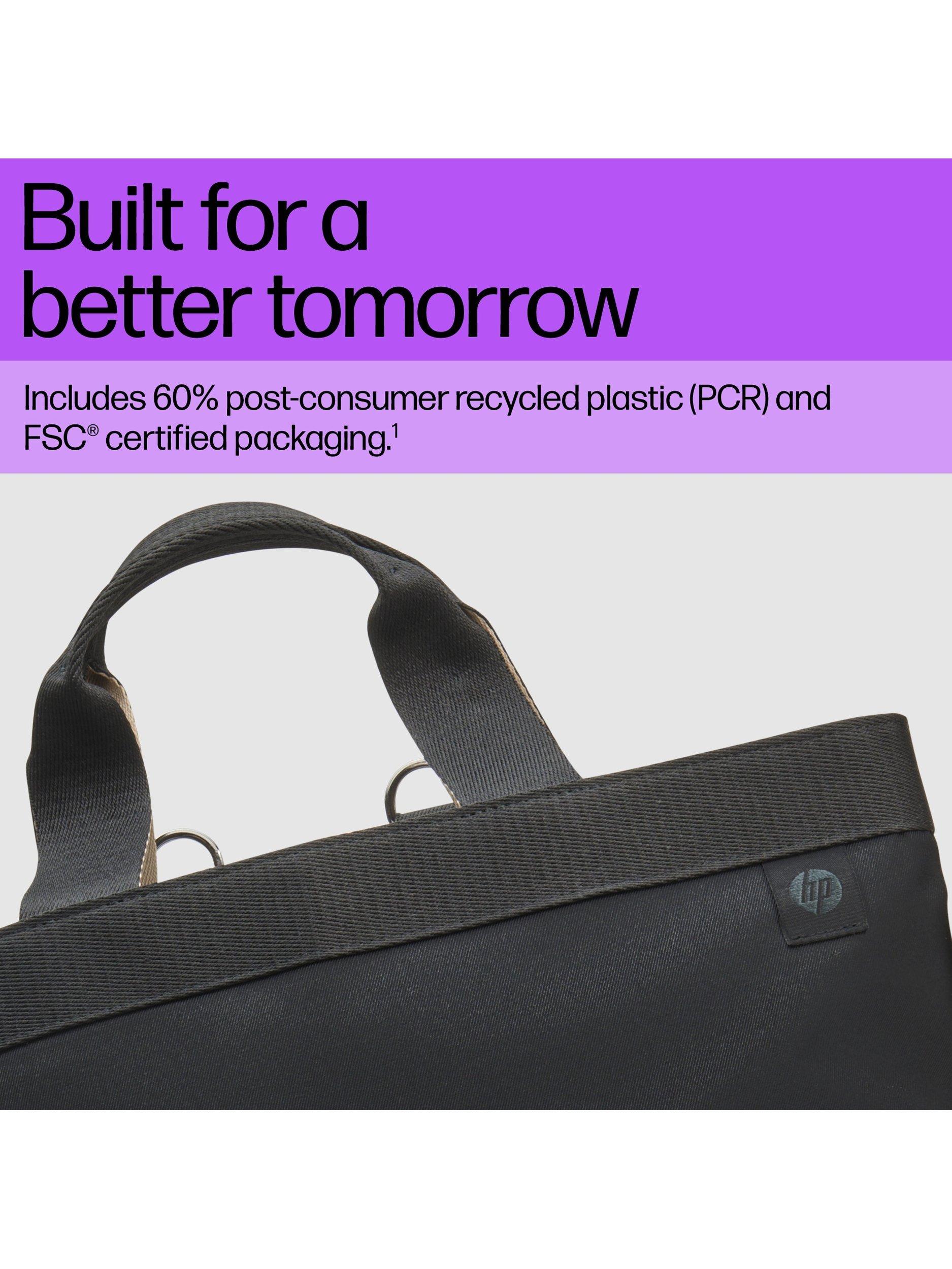 HP convertible laptop backpack 14 inch black (British brand)