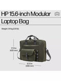 HP green modular laptop bag for 15.6 inch - British product