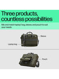 HP green modular laptop bag for 15.6 inch - British product