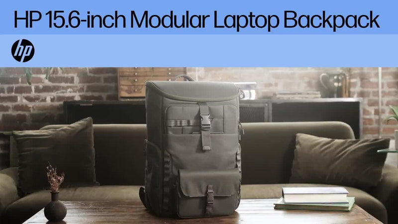 HP modular laptop backpack 15.6, imported from the UK
